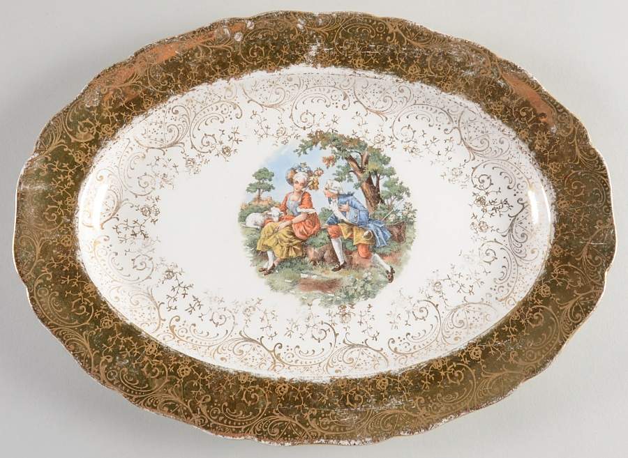 CAN246 12" Oval Serving Platter by Canonsburg-1