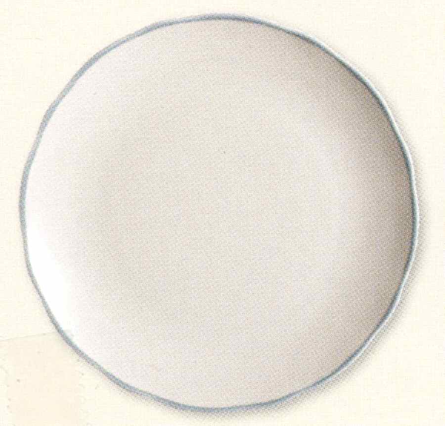 Fluted Blue Coupe Salad Plate by Churchill-1