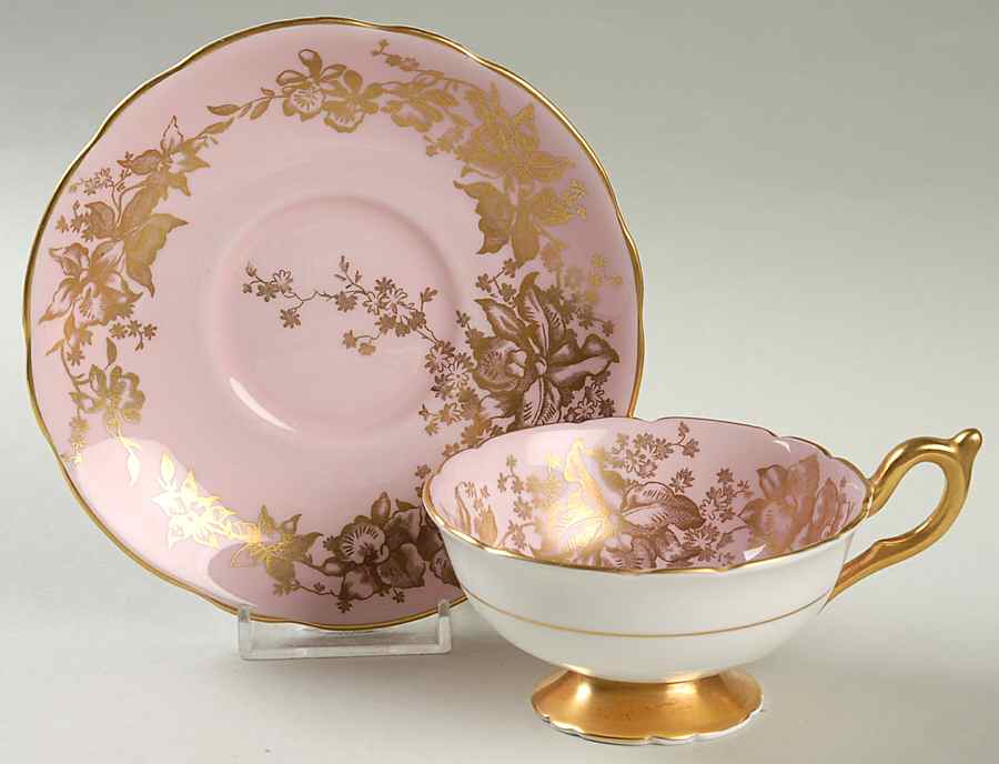 10163-C Footed Cup & Saucer Set by Coalport-1