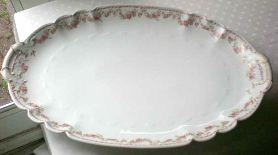 Schleiger 195-5 19" Oval Serving Platter by Charles Field Haviland-1