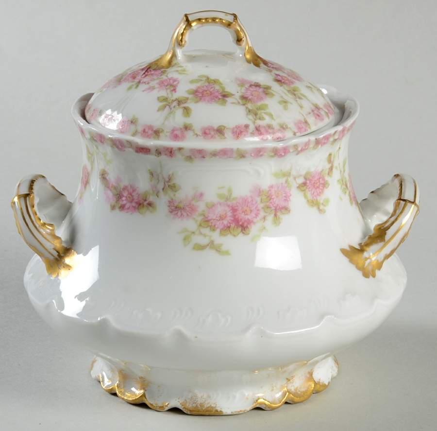 Schleiger 195-5 Mini Sugar Bowl & Lid by Charles Field Haviland-1