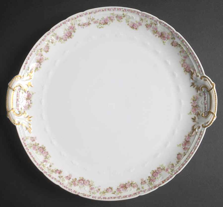 Schleiger 195-5 Handled Cake Plate by Charles Field Haviland-1