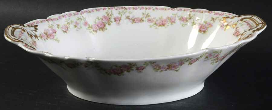 Schleiger 195-5 10" Oval Vegetable Bowl by Charles Field Haviland-1
