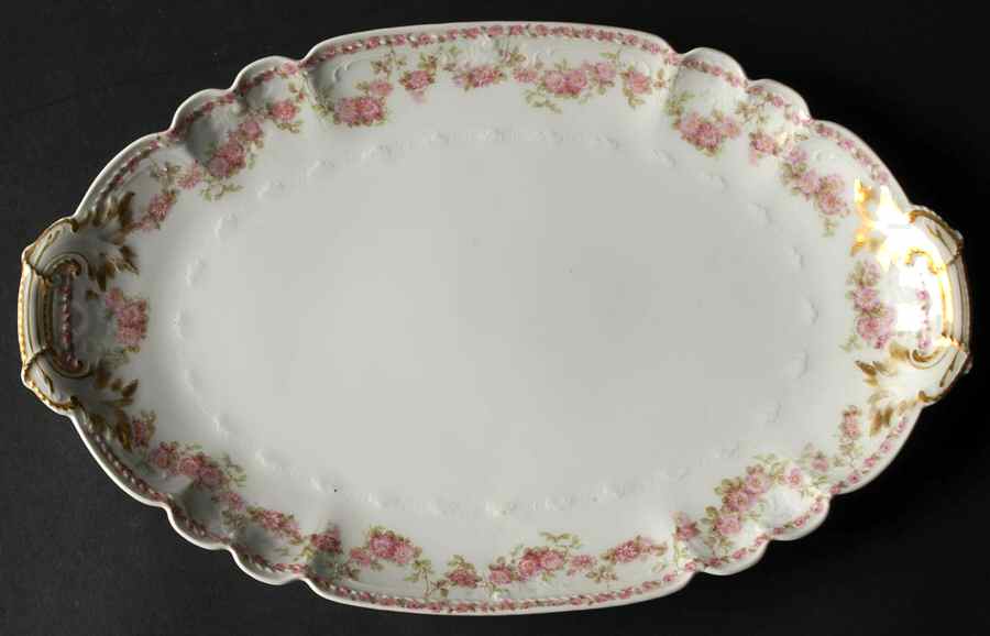 Schleiger 195-5 12" Oval Serving Platter by Charles Field Haviland-1