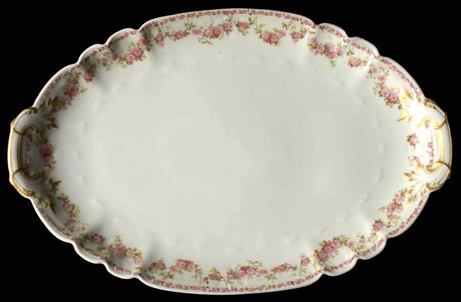 Schleiger 195-5 14" Oval Serving Platter by Charles Field Haviland-1