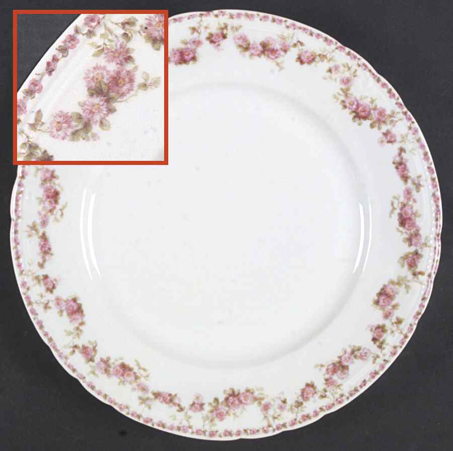 Schleiger 195-5 Dinner Plate by Charles Field Haviland-1