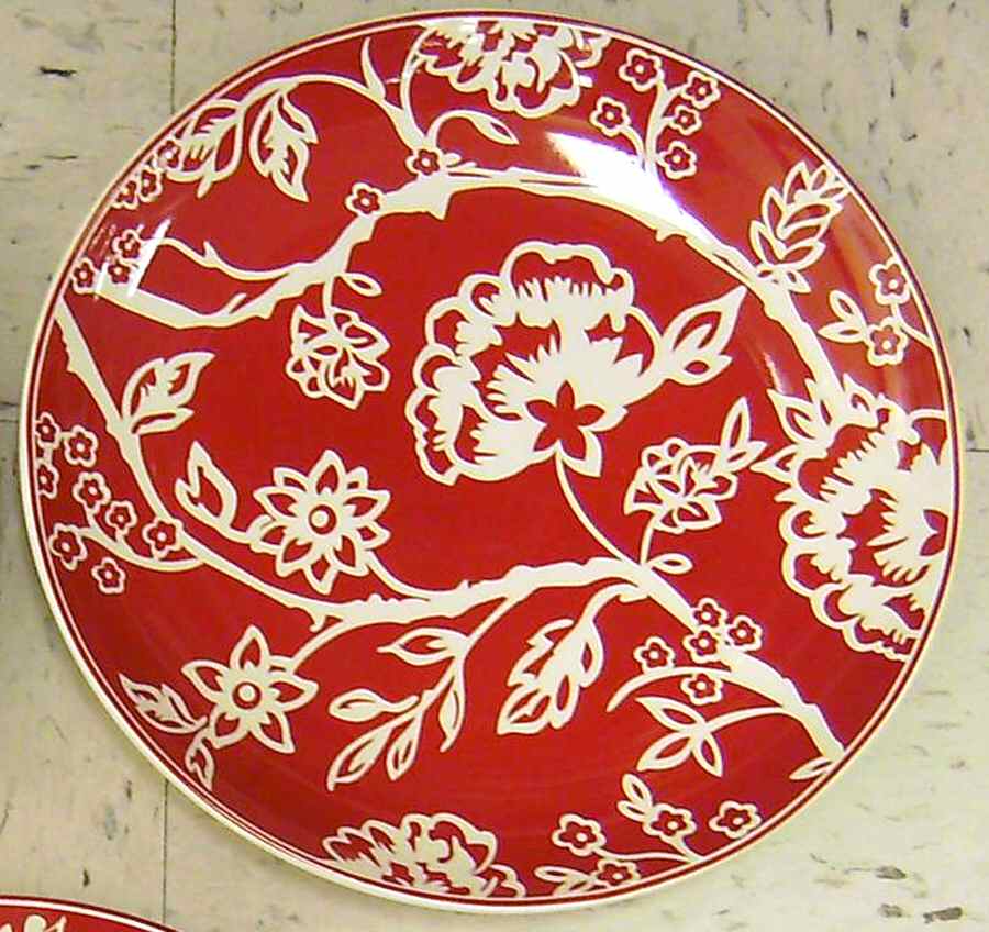 Batik Dinner Plate by Centrum-1
