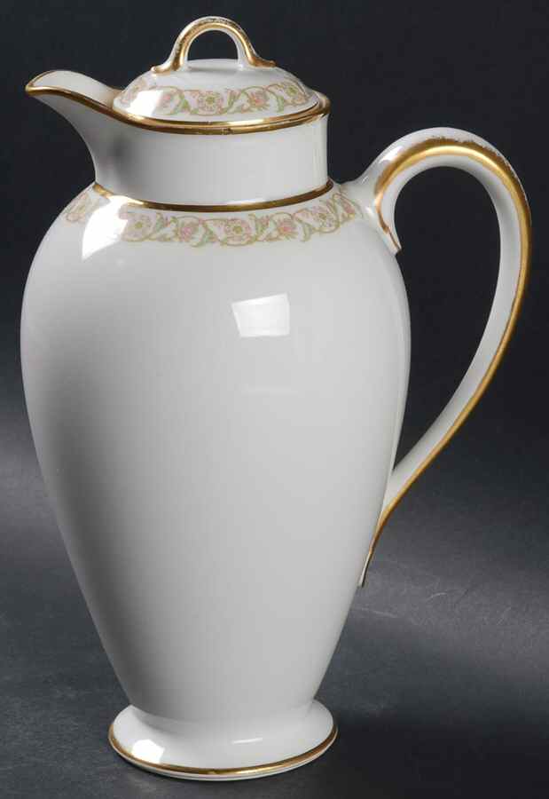 CHF1574 Chocolate Pot & Lid by Charles Field Haviland-1