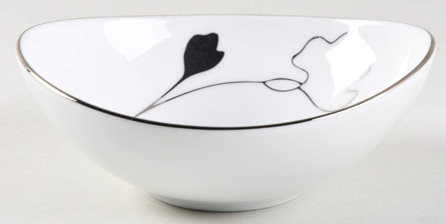Grand Buffet Platinum (Silhouette) Fruit/Dessert (Sauce) Bowl by Charter Club-1