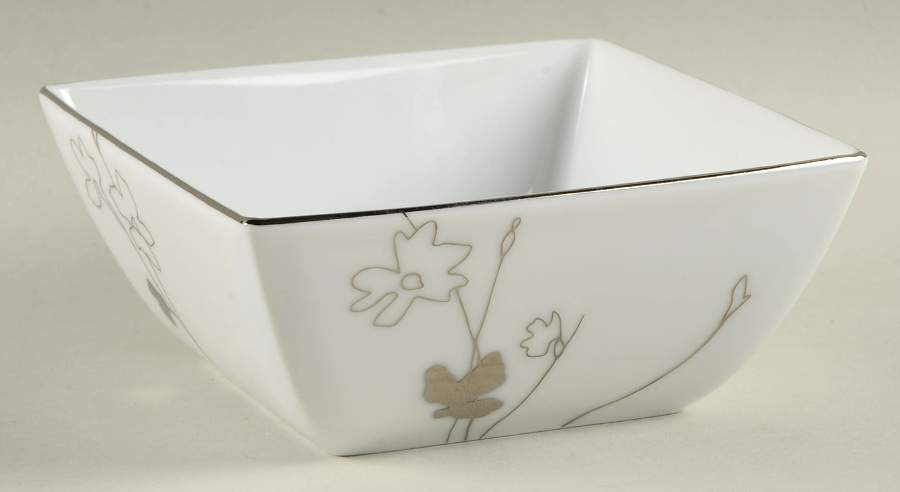 Grand Buffet Platinum (Silhouette) Square Soup/Cereal Bowl by Charter Club-1