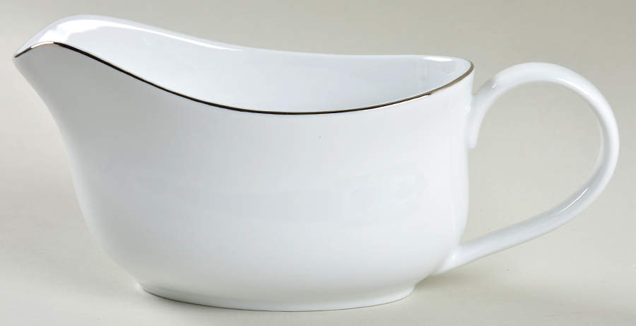 Grand Buffet Platinum-Fine Line Gravy Boat by Charter Club-1