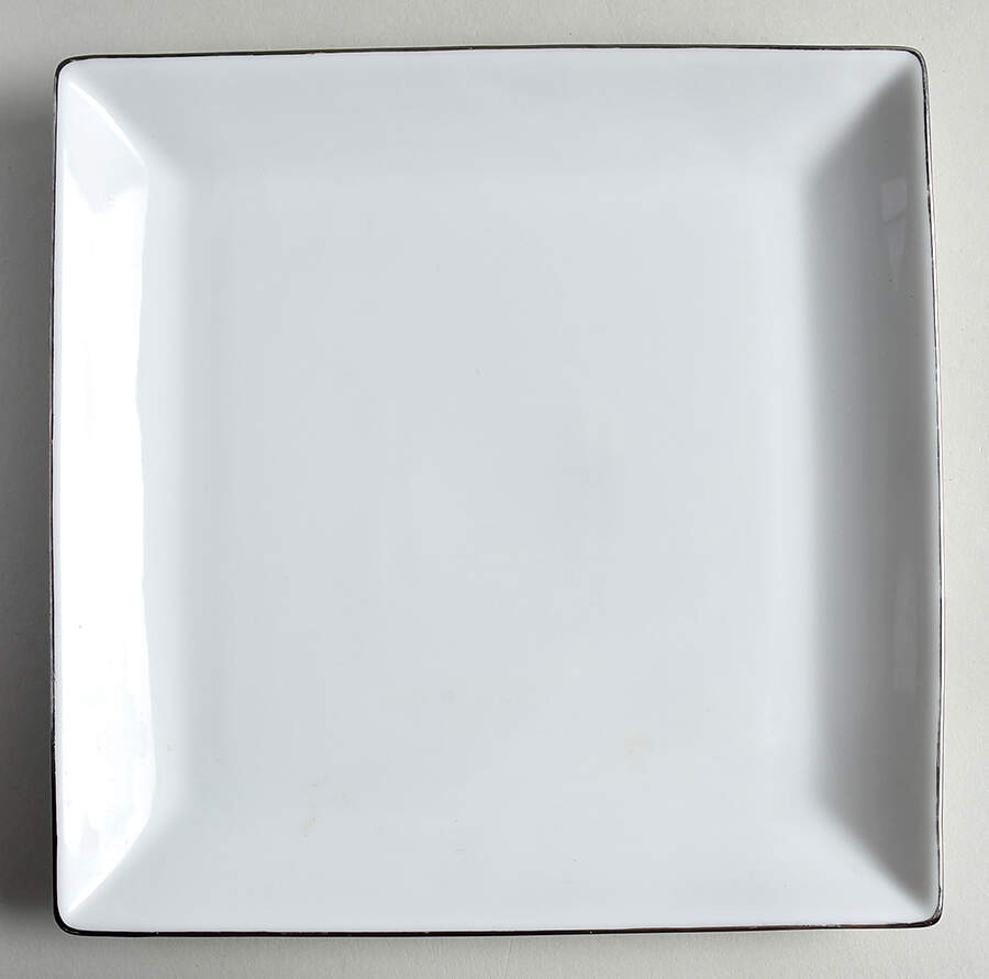 Grand Buffet Platinum-Fine Line Square Salad Plate by Charter Club-1