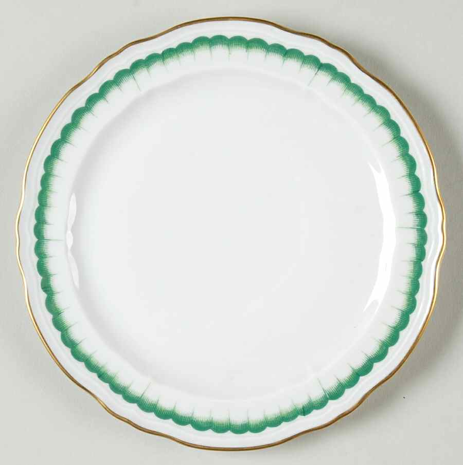 Foliage Green Bread & Butter Plate by Ceralene-1