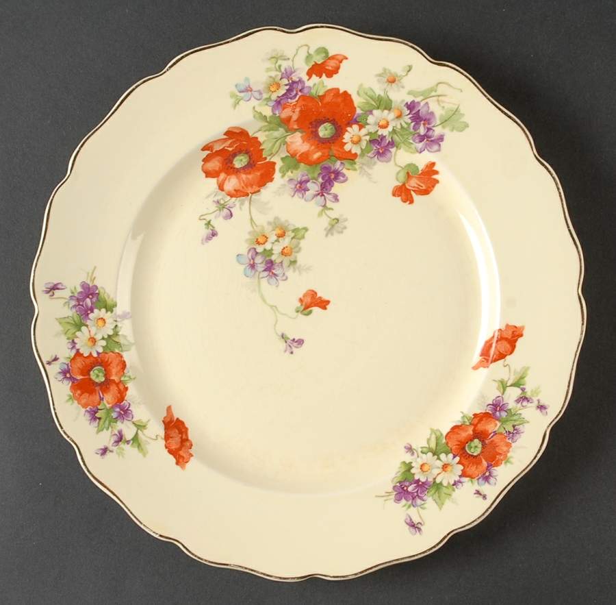 CAN93 Yellow Dinner Plate by Canonsburg-1