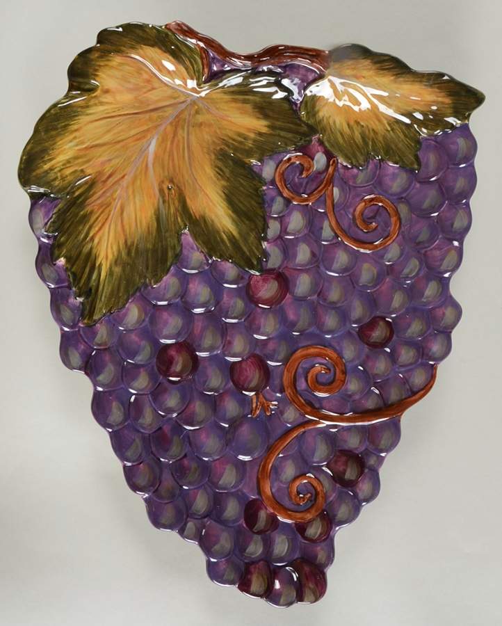 Wine Cellar 16" Figural Platter by Certified International-1