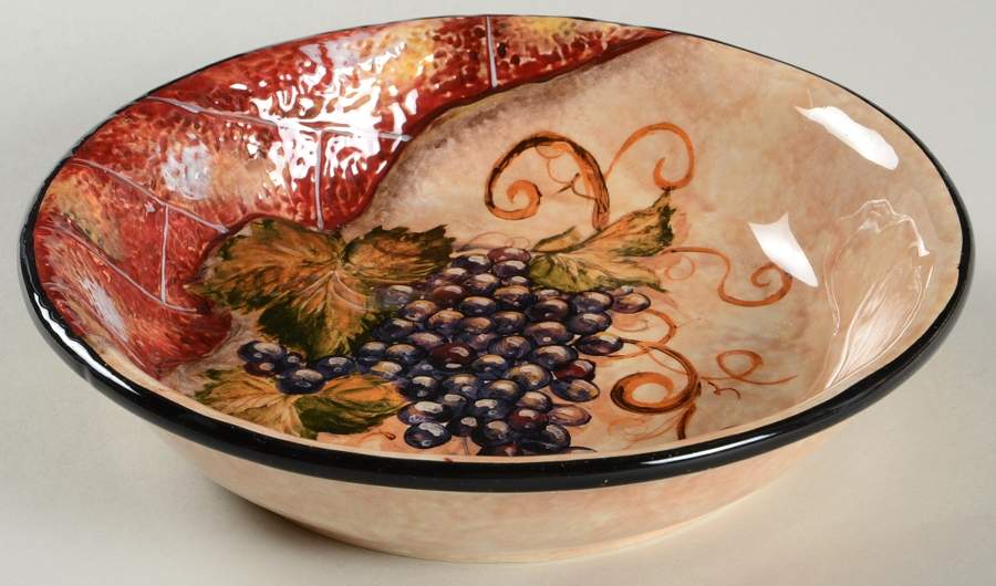 Wine Cellar 9" Individual Pasta Bowl by Certified International-1