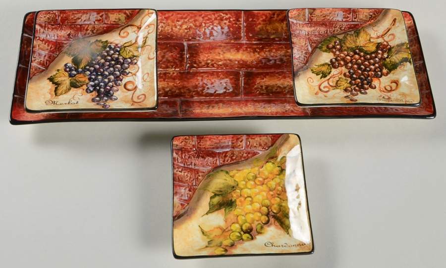 Wine Cellar (4 Pc) Hors d'Oeuvres Set by Certified International-1