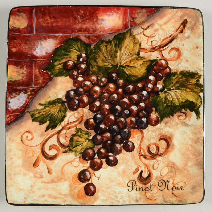 Wine Cellar Square Salad Plate by Certified International-1