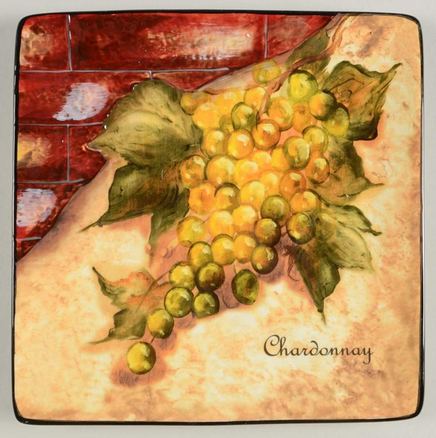 Wine Cellar Square Salad Plate by Certified International-1