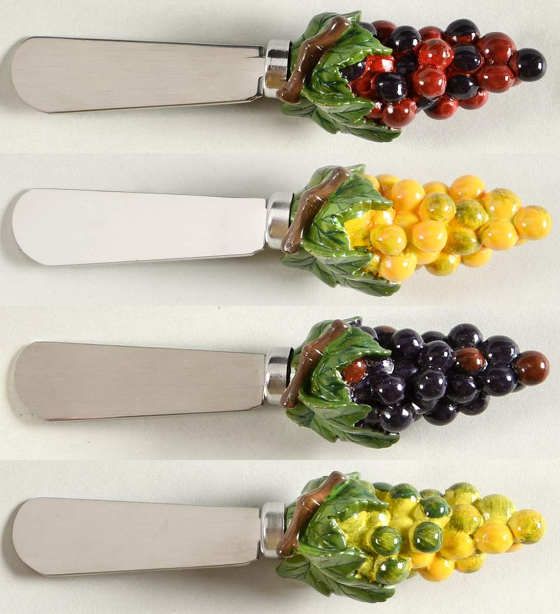 Wine Cellar Individual Spreader - Set of 4 Motifs by Certified International-1