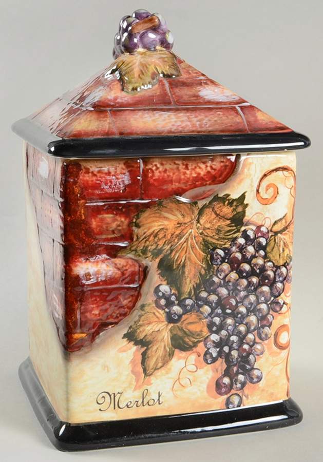 Wine Cellar Extra Large Canister & Lid by Certified International-1