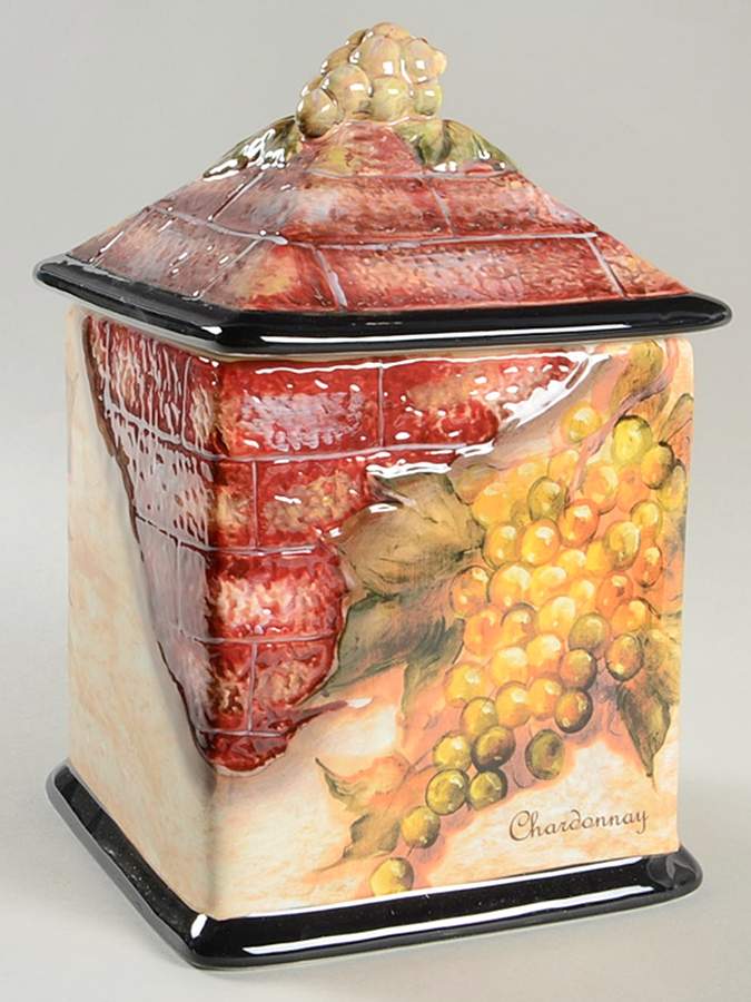 Wine Cellar Large Canister & Lid by Certified International-1