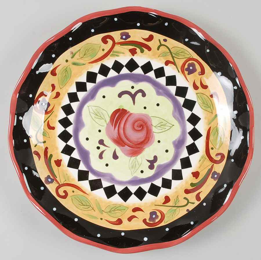 Rose Garden Dinner Plate by Certified International-1