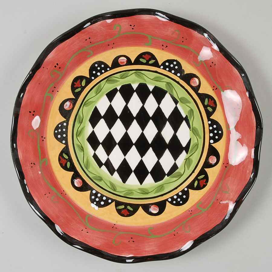 Rose Garden Salad/Dessert Plate by Certified International-1