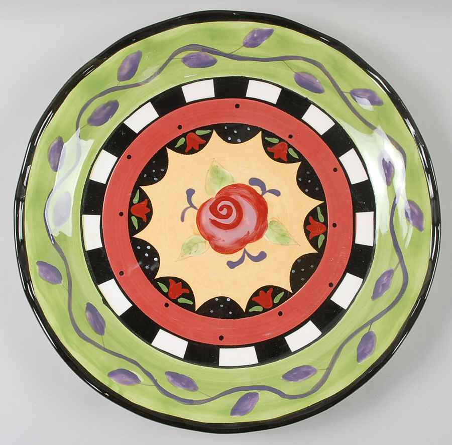 Rose Garden 14" Chop Plate (Round Platter) by Certified International-1