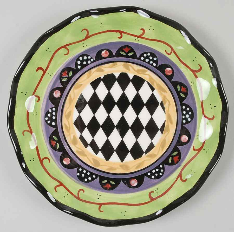 Rose Garden Salad/Dessert Plate by Certified International-1