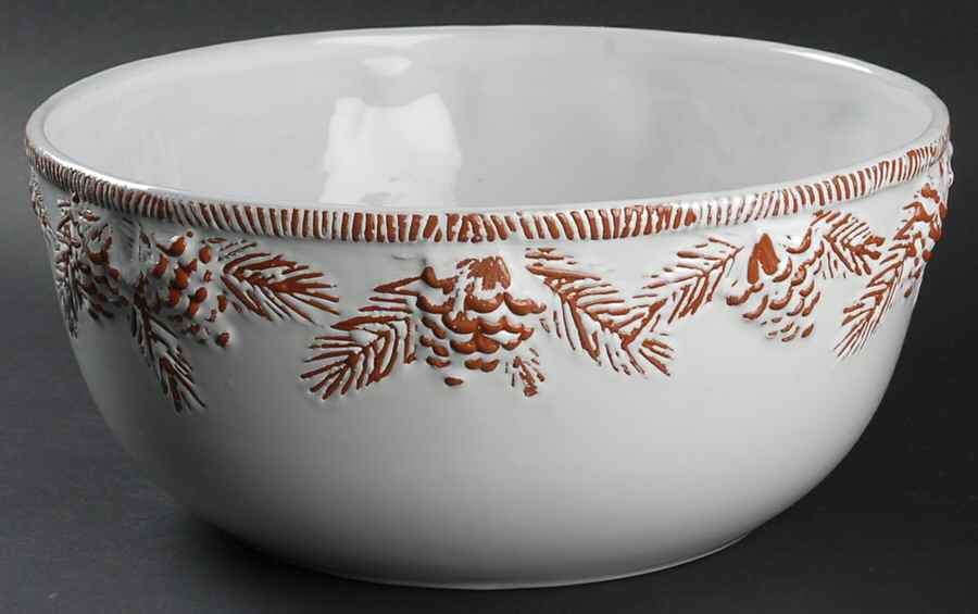 Pine Cone 10" Round Serving Bowl by Certified International-1