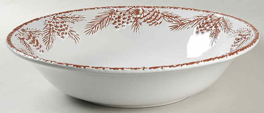 Pine Cone 13" Pasta Serving Bowl by Certified International-1