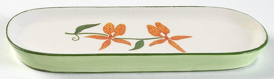 Parrotdise (Earthenware) 1/4 Lb Butter No Lid by Lynn Chase-1