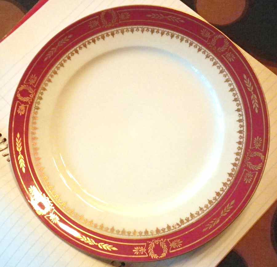 CHF1587 Dinner Plate by Charles Field Haviland-1