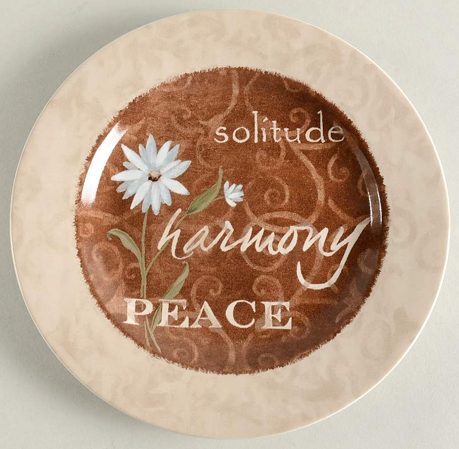 Earthly Inspirations Salad Plate by Casa Moda-1