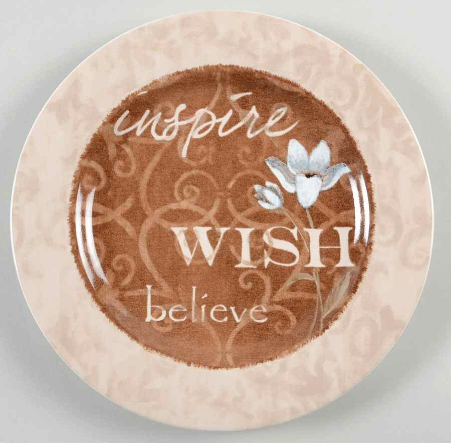Earthly Inspirations Salad Plate by Casa Moda-1