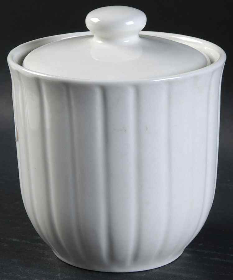 Beaded Shell Sugar Bowl & Lid by Chatham Tableware-1