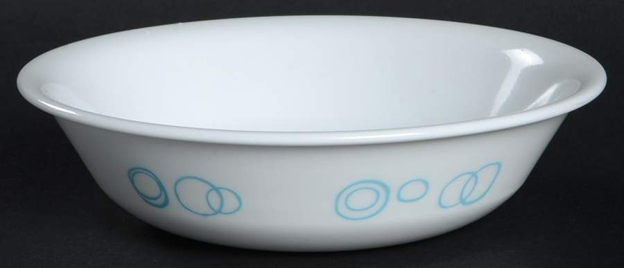 Circles (Rim, Corelle) Fruit/Dessert (Sauce) Bowl by Corning Corelle-1