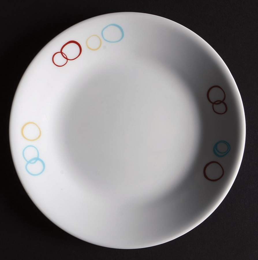 Circles (Rim, Corelle) Bread & Butter Plate by Corning Corelle-1