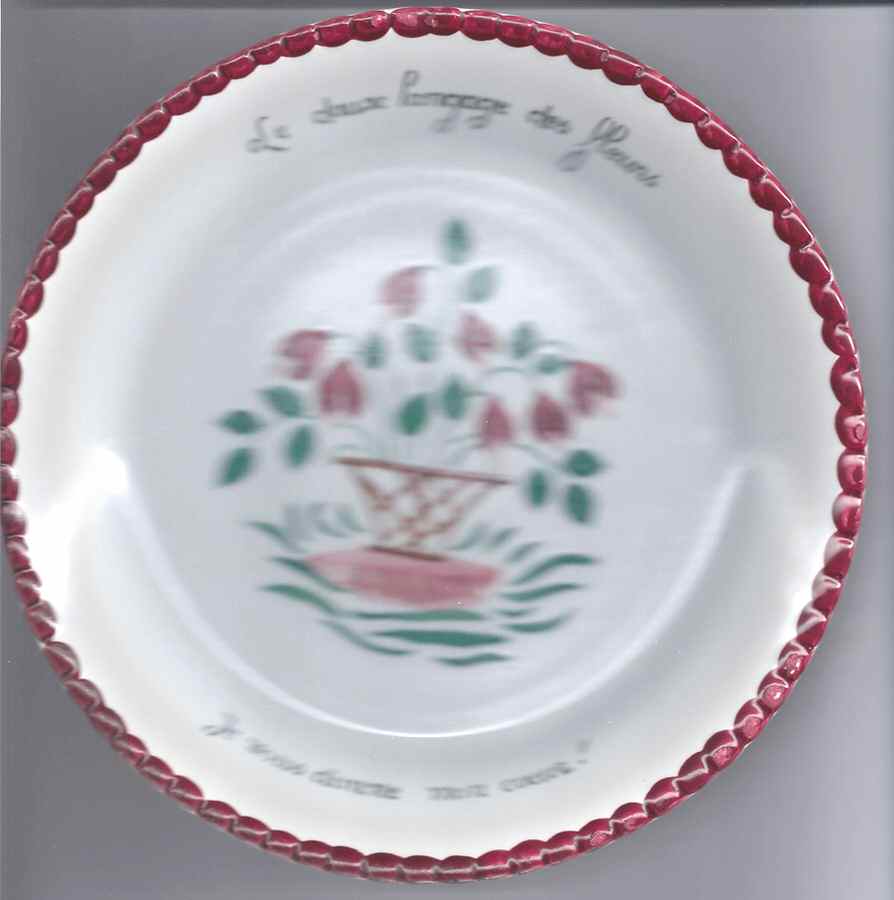 CRU5 Salad Plate by Creil & Montereau-1