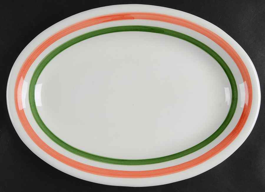 CEX6 13" Oval Serving Platter by Ceraminter (Italy)-1