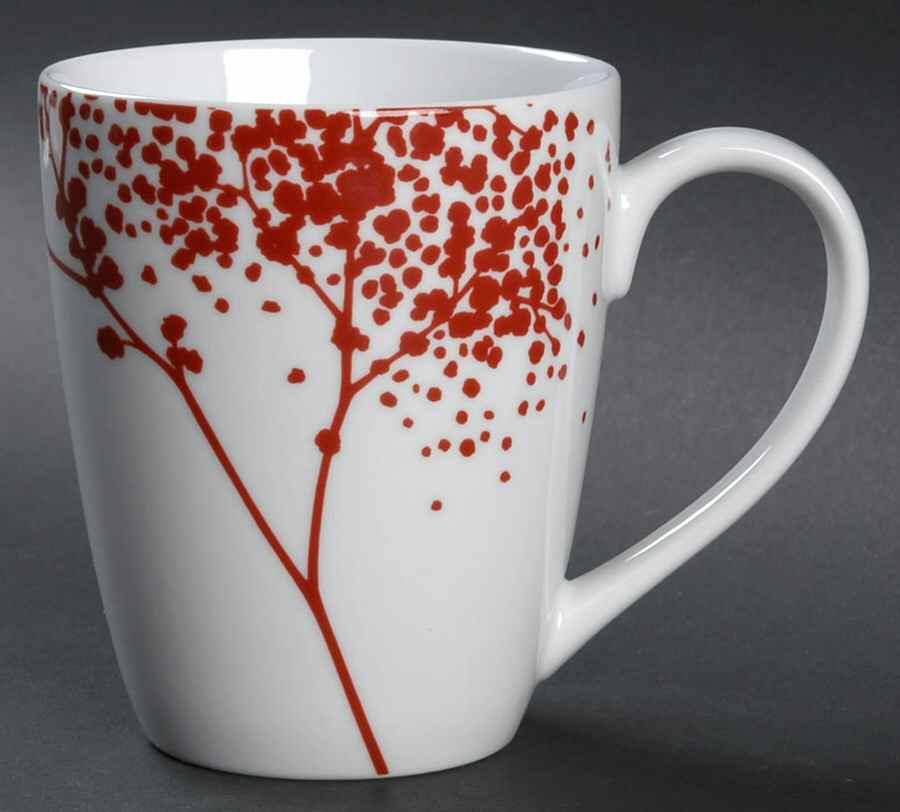 Falling Leaves Red Mug by The Cellar (China)-1