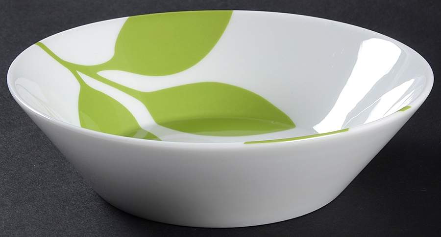 Lots of Leaves Soup/Cereal Bowl by The Cellar (China)-1