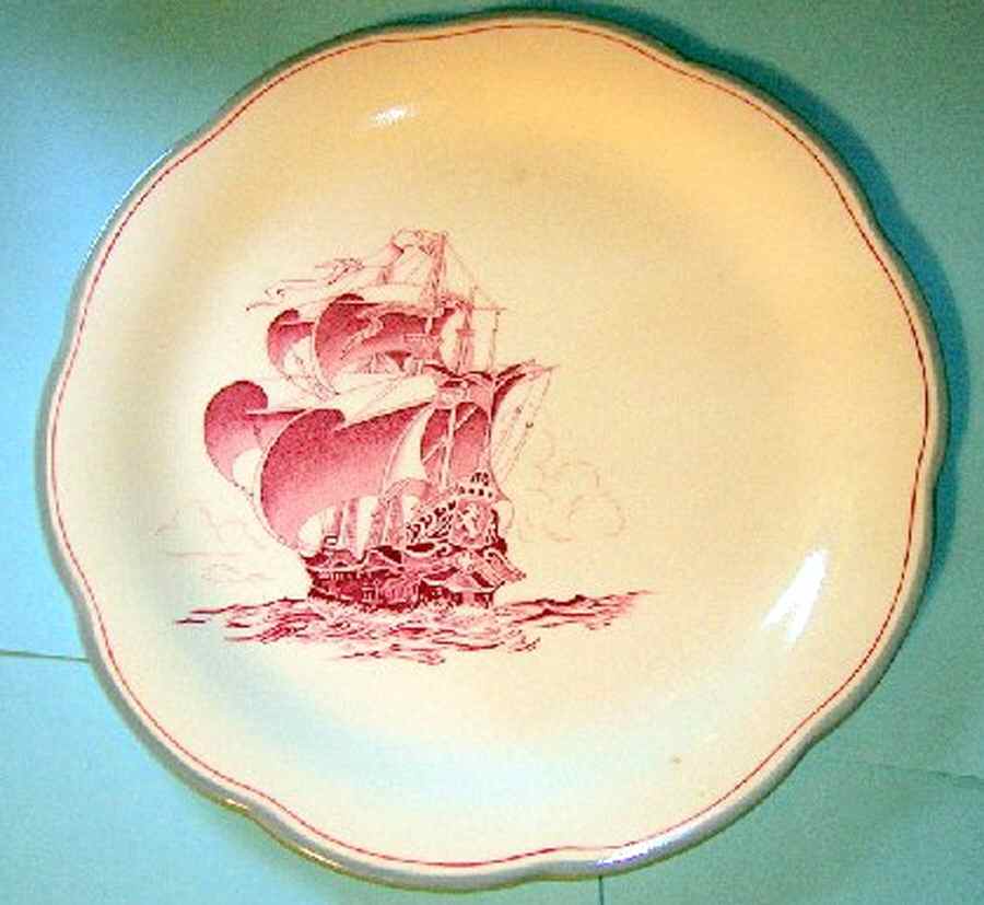 CRD238 Dinner Plate by Crown Ducal-1