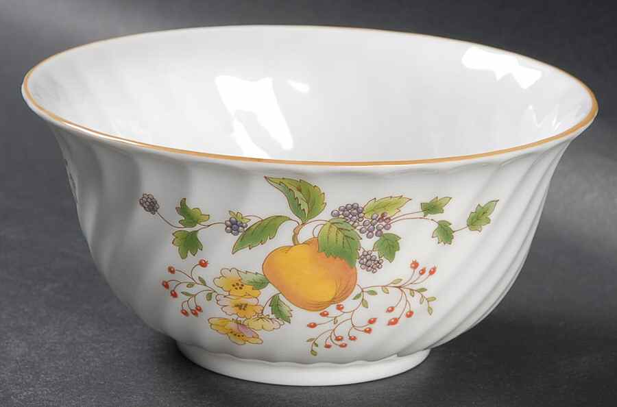 CRS173 Cranberry Bowl by Crown Staffordshire-1