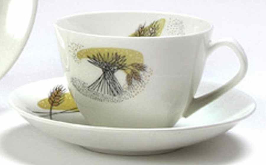 CRS174 Flat Cup & Saucer Set by Crown Staffordshire-1