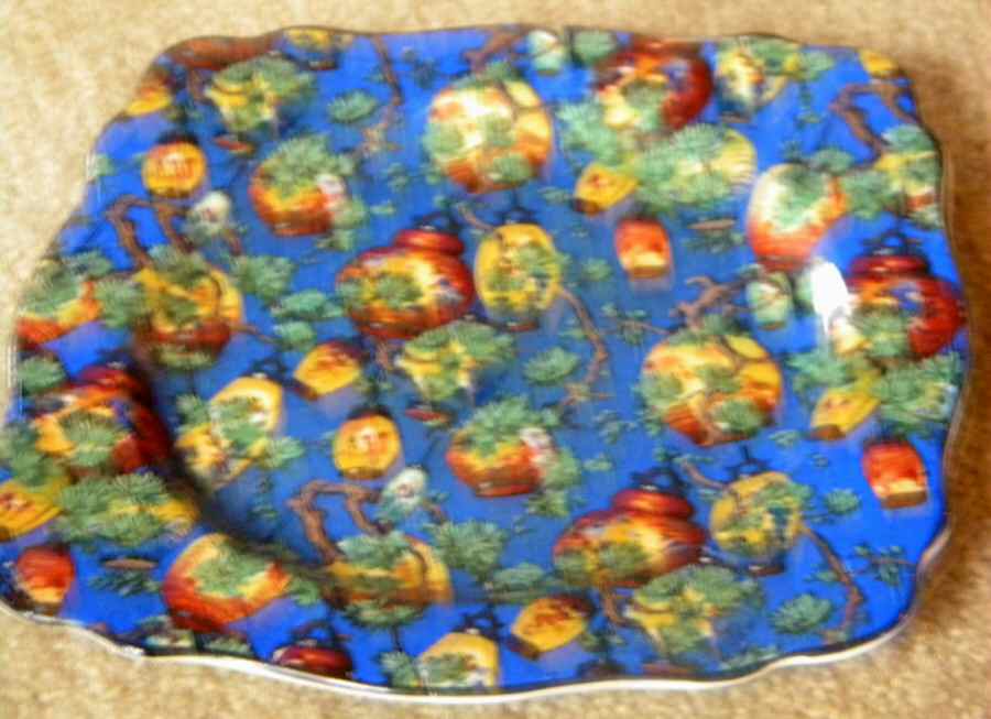 Canton Square Luncheon Plate by Crown Ducal-1