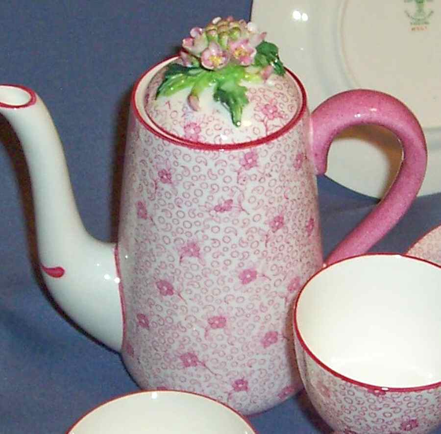 11721 Mini Coffee Pot & Lid by Crown Staffordshire-1