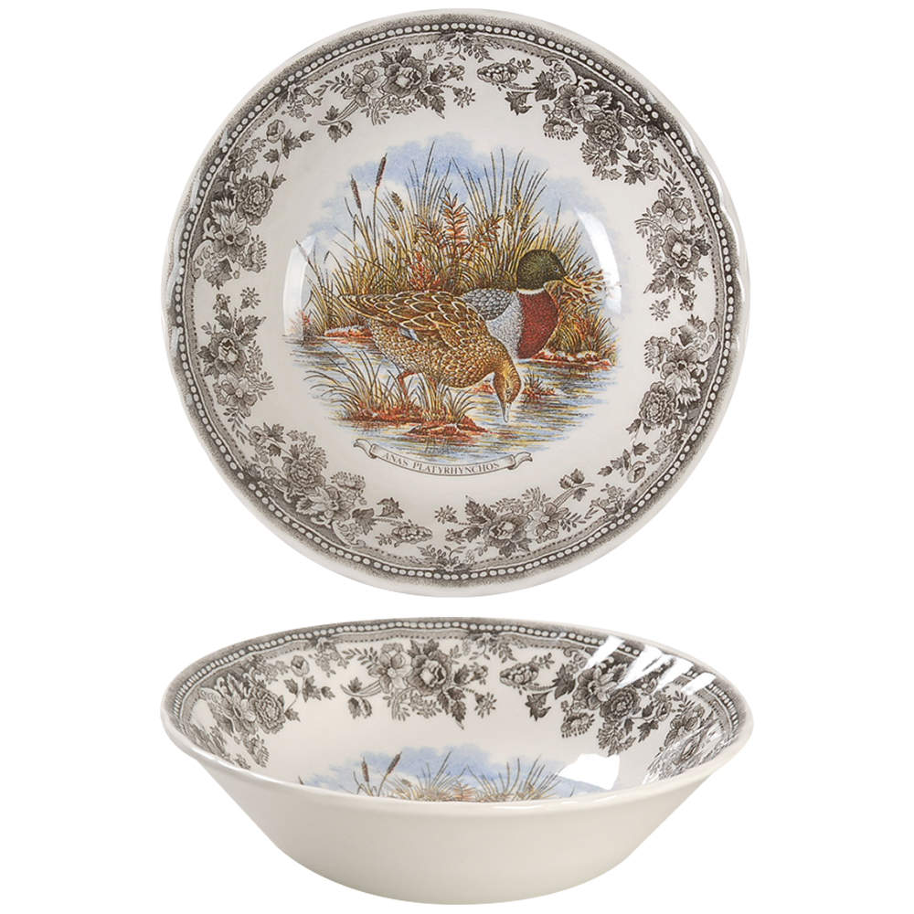 Vintage Game Coupe Cereal Bowl by Churchill-1