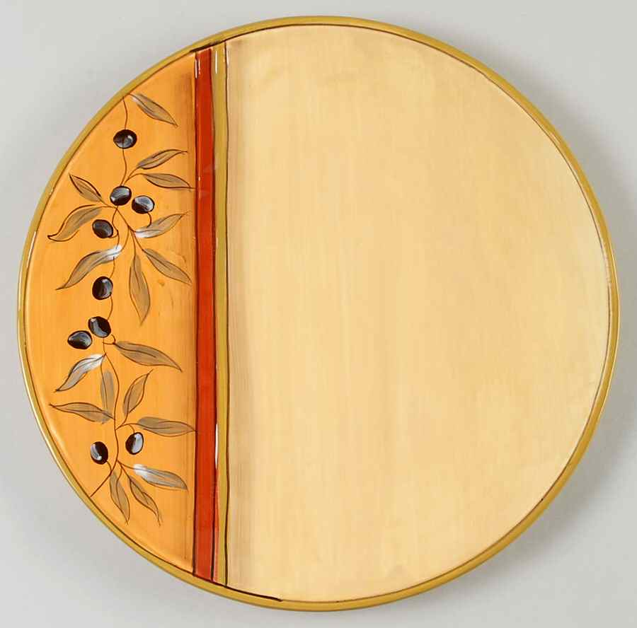 Les Olives Dinner Plate by Clay Art-1